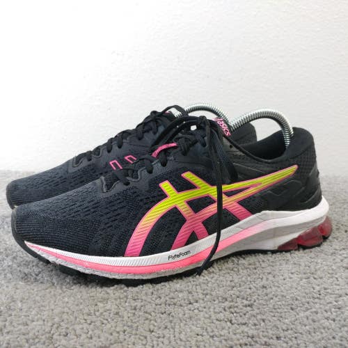 ASICS GT 1000 Womens Size 9 Running Shoes Low Top Gray Black Pink Sneakers
