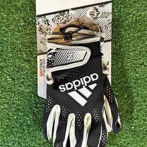 Medium Adult Black/White Adidas Adizero 11 Comics Receiver Gloves (New)