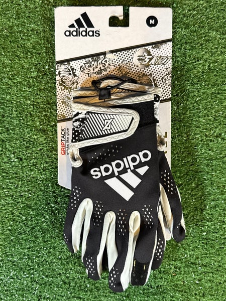 Medium Adult Black/White Adidas Adizero 11 Comics Receiver Gloves (New)