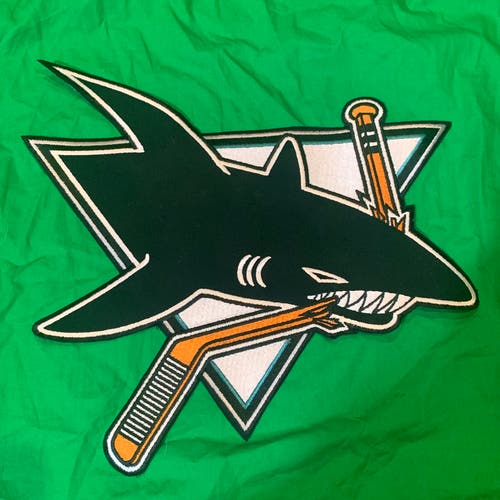 San Jose Sharks Huge 14" Authentic 1991-2007 Jersey Crest / Patch *Please Read Full Description*
