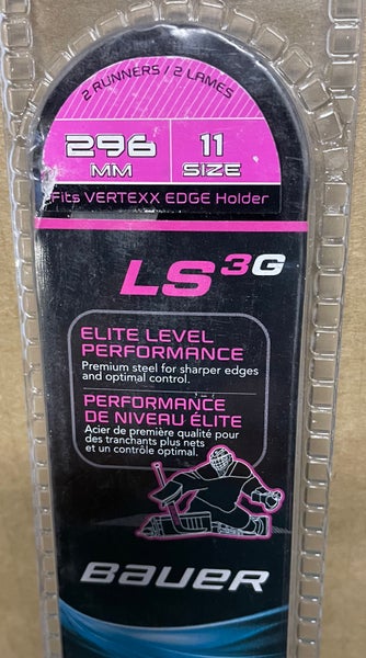 New Bauer LS3G Steel Runner 296mm