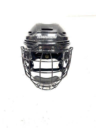 Used Warrior ALPHA ONE PRO Helmet Cage Combo Black MD 11860-S000301827