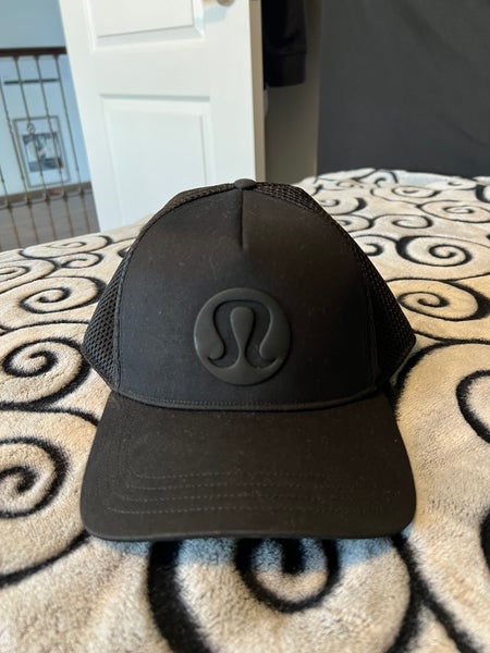 Black Adult Unisex One Size Fits All Lululemon Hat like new