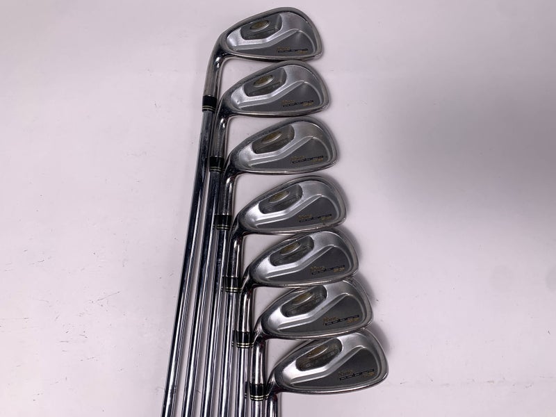 Cobra SS Oversize Iron Set 3-PW Precision Microtaper Stiff Steel Mens LH- No 6