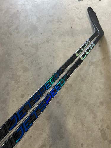2 PACK 85 Flex P92M Senior CCM Jetspeed FT6 Pro Left Hand Hockey Stick Pro Stock (New)