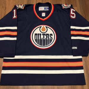 Edmonton Oilers Joffery Lupul CCM NHL Hockey Jersey Size XL