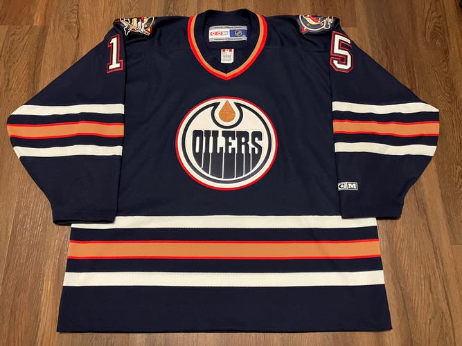 Edmonton Oilers Joffery Lupul CCM NHL Hockey Jersey Size XL