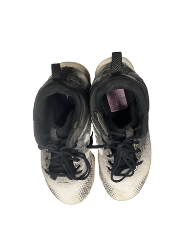 Used Under Armour Adult FB Cleats Black And White Senior 8.5 11613-S000172963