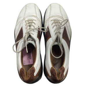 Used Ecco Mens Golf Shoes Brown Senior 9.5 11613-S000172957