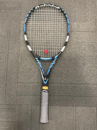Used Babolat PURE DRIVE 100 Adult Tennis Racquet Royal Blue 4 3/8" 11614-S000226513