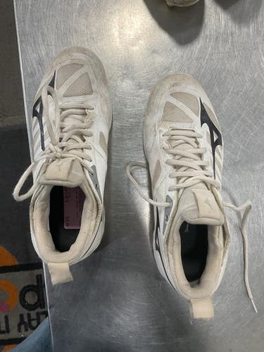 Used Mizuno VB Shoes Youth White Youth 07.0 11614-S000226460