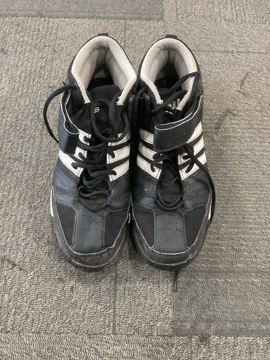 Used Adidas BASEBALL CLEATS BB/SB Cleats Black Senior 9 11614-S000226454