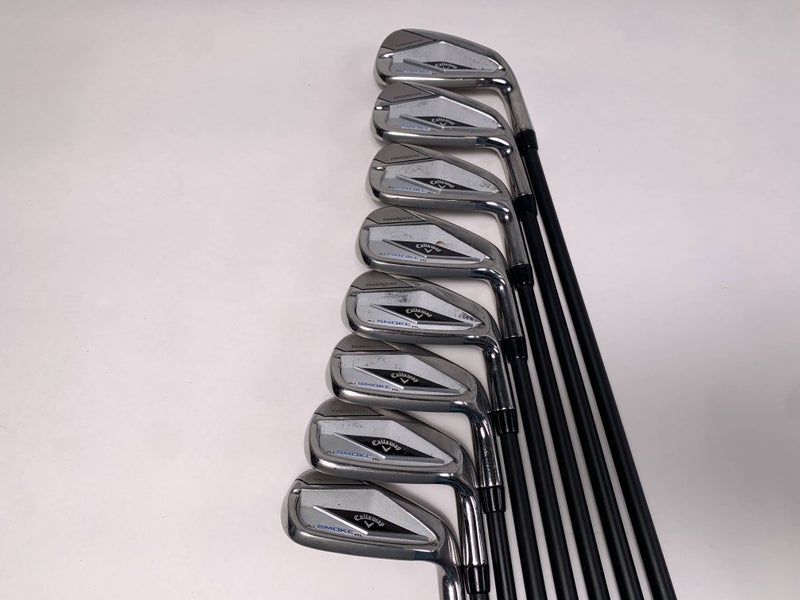 Callaway Paradym Ai Smoke HL Iron Set 5-PW+GW+SW Cypher Sixty 5.5 Regular RH