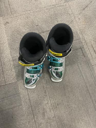 Used Salomon IDOL Womens DH Ski Boot Grey 275 MP - M09.5 - W10.5 11614-S000226436