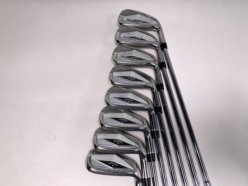 Callaway Paradym Ai Smoke HL Iron Set 5-PW+GW+SW  Elevate MPH 85g Stiff RH