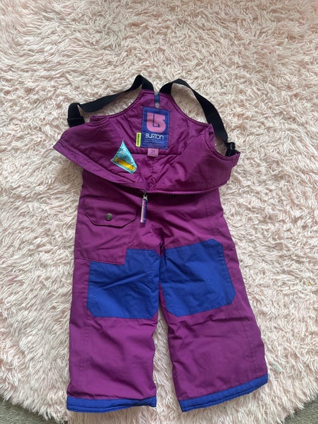 Purple Unisex Youth Burton Ski Pants (Used)