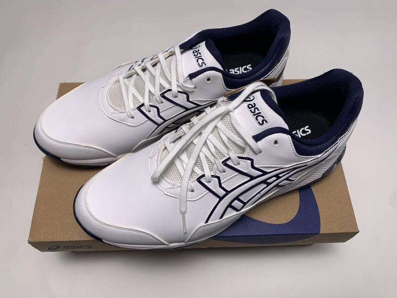Asics Gel-Preshot Golf Shoes White Blue Men's SZ 10 (1111A210-100)