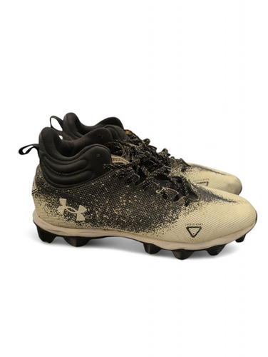 Used Under Armour LOCKED DOWN Adult FB Cleats Black Senior 13 11863-S000024719