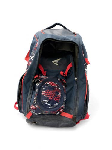 Used Easton RED WHITE AND BLUE BAG BB/SB Player Backpack Navy Blue 11863-S000024688