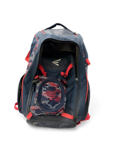 Used Easton RED WHITE AND BLUE BAG BB/SB Player Backpack Navy Blue 11863-S000024688