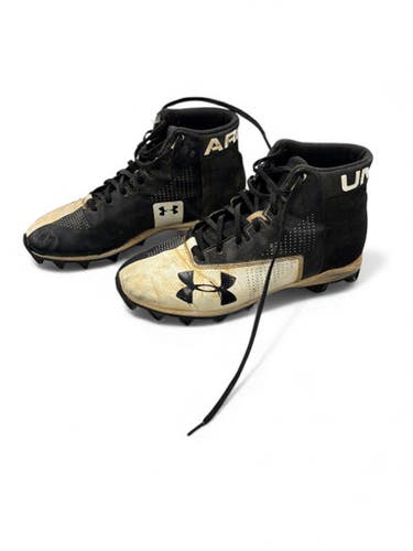 Used Under Armour Adult FB Cleats Black Senior 8 11863-S000024689