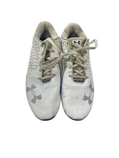 Used Under Armour LAX Cleats Mens White Senior 7.5 11863-S000024673