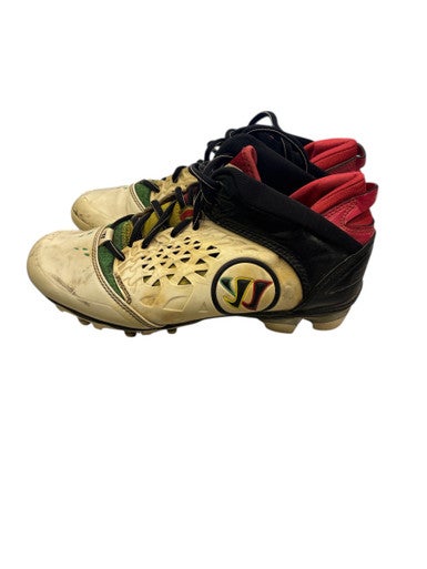 Used Warrior LAX Cleats Mens White Senior 6.5 11863-S000024674