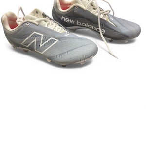 Used New Balance LAX Cleats Mens Grey Senior 8.5 11863-S000024667