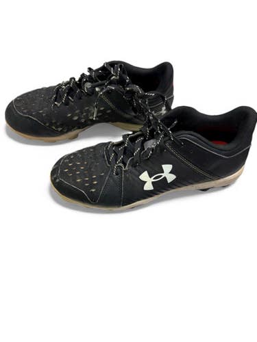 Used Under Armour LEADOFF BB/SB Cleats Black Junior 05.5 11863-S000024663