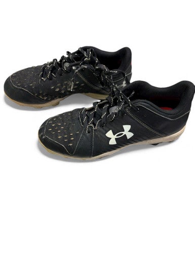 Used Under Armour LEADOFF BB/SB Cleats Black Junior 05.5 11863-S000024663