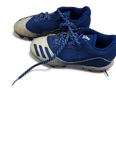 Used Adidas THREE STRIPE LIFE BB/SB Cleats Royal Blue Junior 04 11863-S000024661