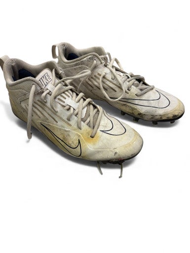 Used Nike HURRACHE Adult FB Cleats White Senior 10 11863-S000024650