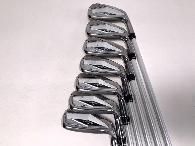 Callaway Paradym Ai Smoke Max Fast Iron Set 6-PW+GW+SW Eldio 40g Ladies RH
