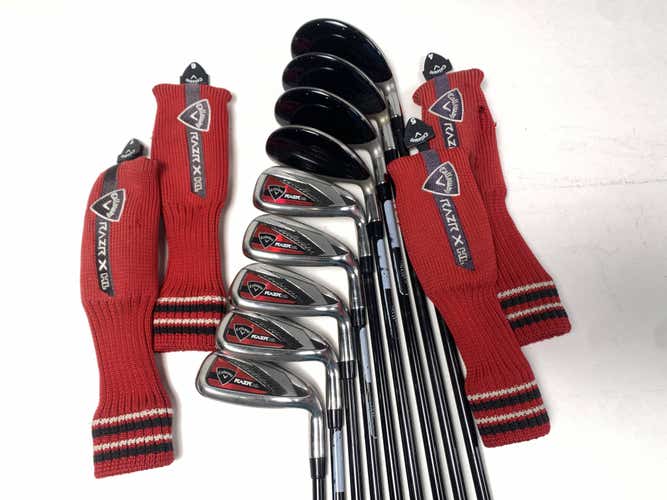 Callaway Razr X HL Combo Iron Set 4-PW+GW+SW Senior Steel Mens RH HC