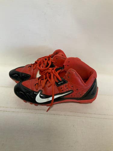 Used Nike ALPHA STRIKE BB/SB Cleats Red Junior 05.5 11823-S000036230