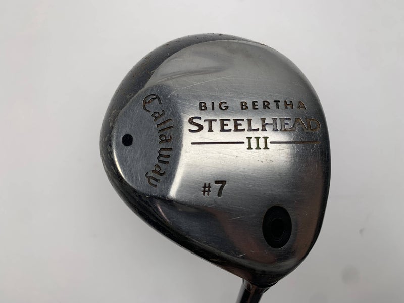 Callaway Steelhead III 7 Fairway Wood 21* System III Firm Graphite Mens RH