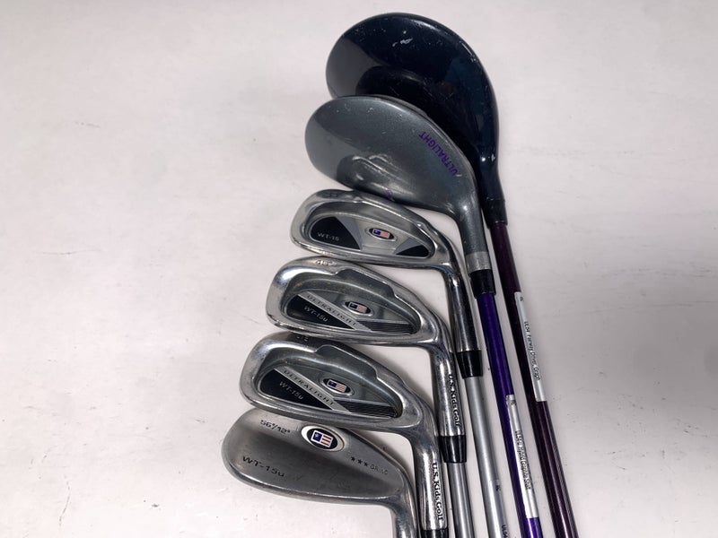 US Kids WT-15u Club Set Driver 4H 6 8 PW SW Ultralight 54" Youth Graphite RH