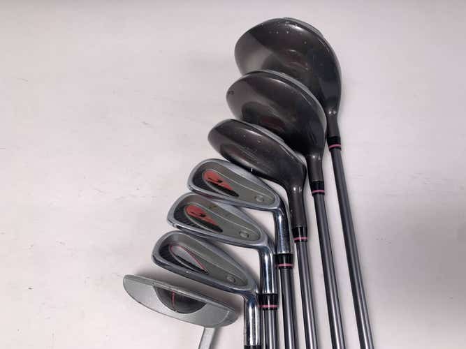 Walter Hagen JR Girls Series Club Set Driver 3W 4H 7 9 SW Putter Junior RH