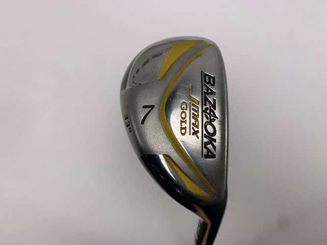 Tour Edge Bazooka Jmax Gold 7 Hybrid 33* Bazooka JMAX Senior Mens RH