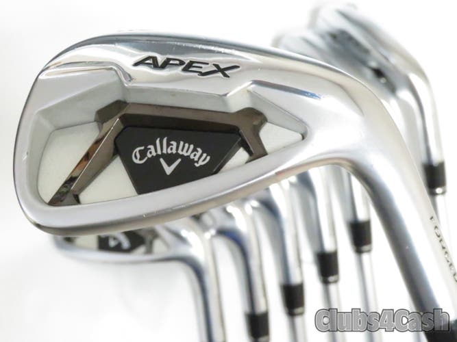 Callaway Apex 21 Forged Irons Aldila Ascent 50 A-Flex SENIOR 4-P ... CLEAN
