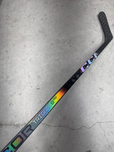 70 Flex P28M Senior CCM RibCor Trigger 8 Pro Left Hand Hockey Stick Pro Stock NHL (Used)