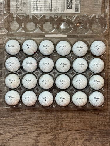 24 Titleist Tour Soft Golf Balls - 5A MINT CONDITION ONLY