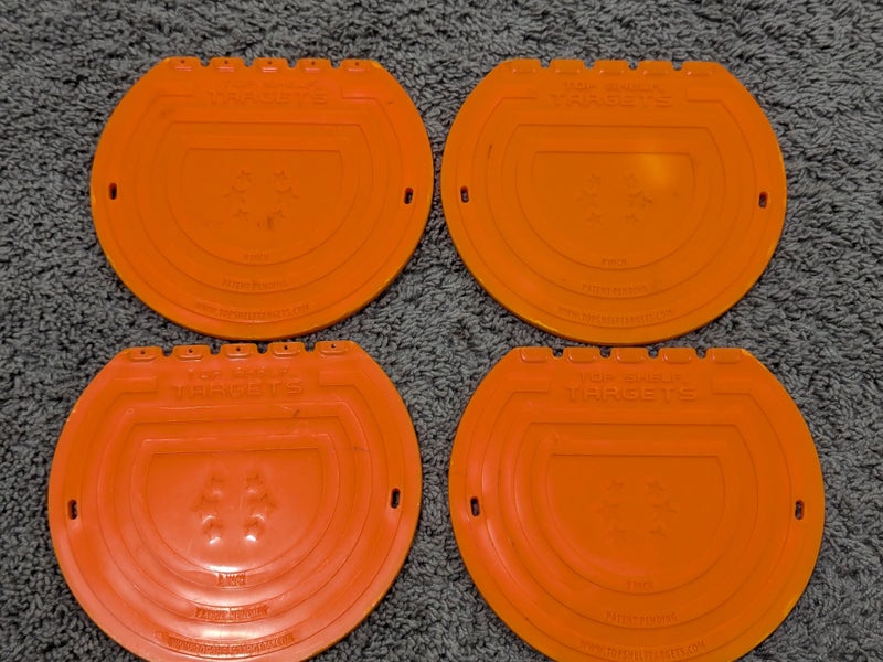 8 inch Top Shelf Sniper Target - 4 Pack - magnetic to to hockey nets