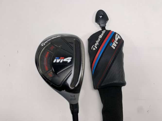 TaylorMade M4 4 Hybrid 22* Fujikura Atmos Red 6R Regular Graphite Mens RH