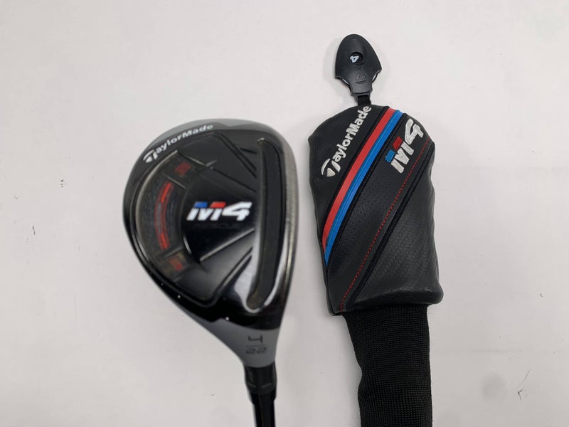 TaylorMade M4 4 Hybrid 22* Fujikura Atmos Red 6R Regular Graphite Mens RH