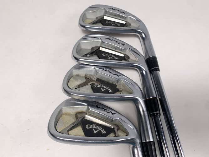 Callaway Apex 21 Iron Set 6-9 True Temper Elevate ETS VSS Stiff Steel Mens RH