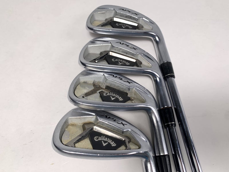 Callaway Apex 21 Iron Set 6-9 True Temper Elevate ETS VSS Stiff Steel Mens RH