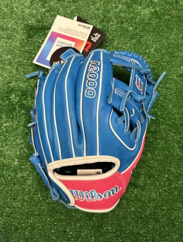 Wilson A2000 11.5" DP15 Infield Baseball Glove Pedroia Fit - Autism Awareness