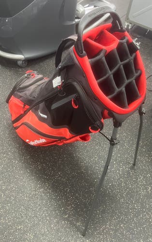 Used Taylormade BAG Mens Stand Bag Red 11497-S000154155