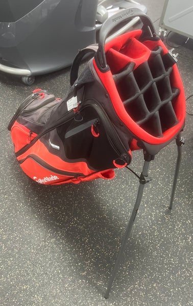 Used Taylormade BAG Mens Stand Bag Red 11497-S000154155